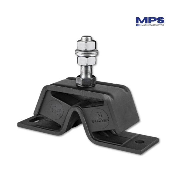 Ellebogen 100 marine engine mount, compatible with Yanmar 2GM, 3GM, 2YM, 3YM, 3JH, and 3HM series engines