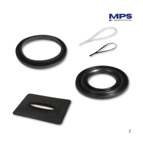 Yanmar Saildrive rubber bellow kit SD20, SD25, SD30 – complete set including diaphragms, O-rings, bands, and protective components for watertight installation