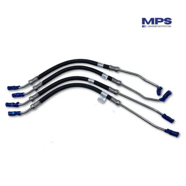 Aftermarket hydraulic hose set for Volvo Penta DPH, DPR-H, and DPI sterndrives – replacement for OEM 24299616, 21548739, 3863347, 3863405, 3863406, 3863407.