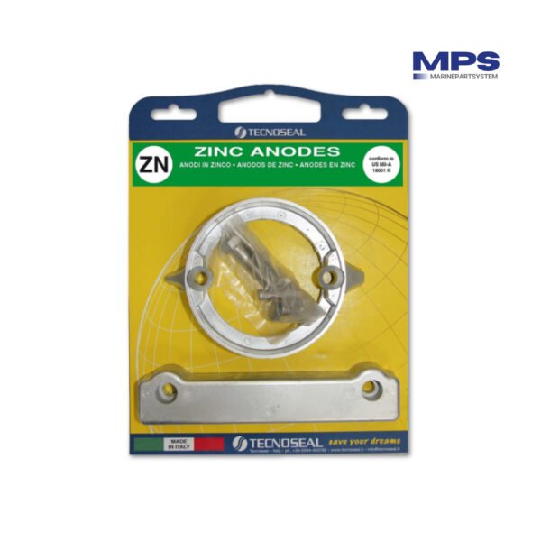 Volvo Penta Anodensatz 280 Duo Prop Serie - Zink Kompletter Satz mit Befestigungsmaterial