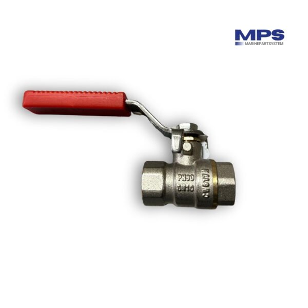 3/8″ Ball Valve | Chromed Brass Body with Stainless Steel Ball