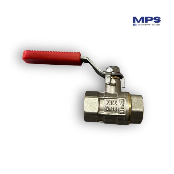 Chromed Brass Ball Valve 1/2″ | Stainless Steel Ball | Heavy-Duty Shut-Off Valve