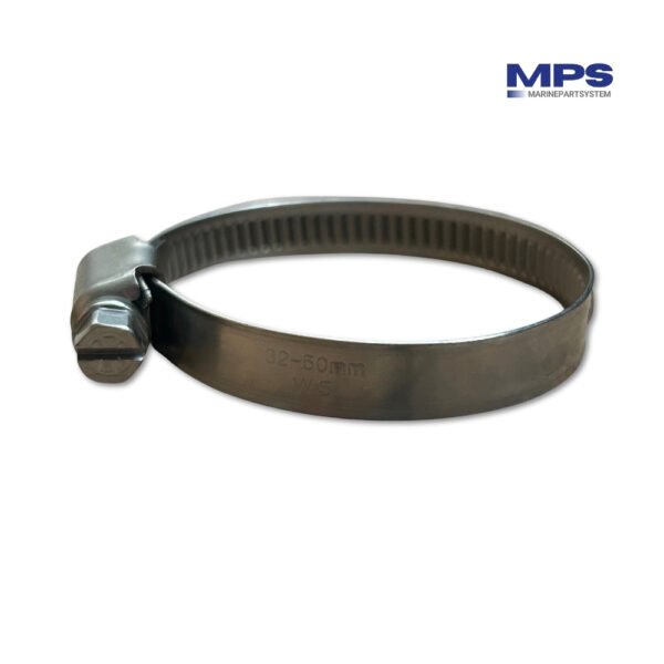 Stainless Steel Hose Clamp 32–50 mm | Marine & Automotive Use