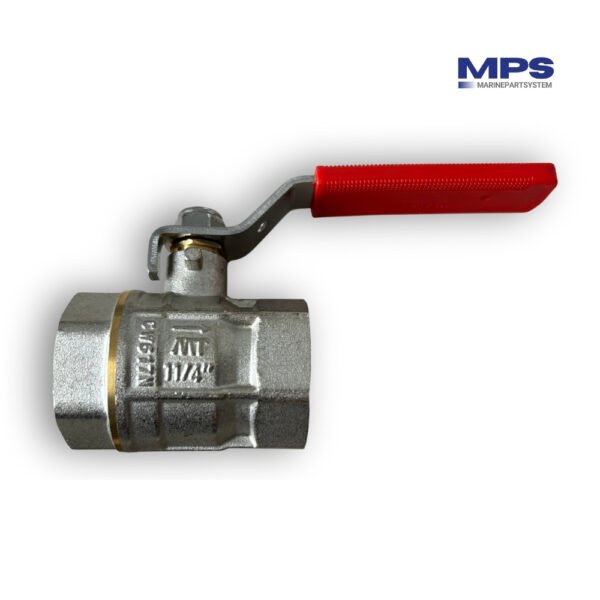 Chromed Brass Ball Valve 1-1/4″