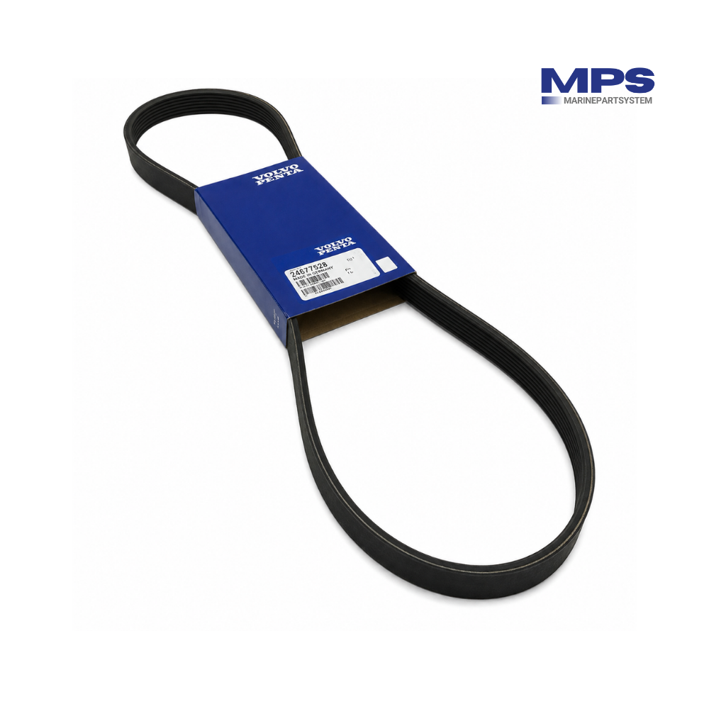 Aandrijfriem voor circulatiepomp Volvo Penta KAD32, KAD43, KAD44, KAD300 - 24677528