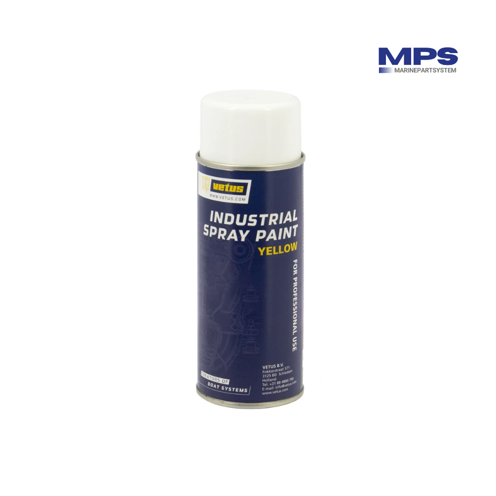 Pintura en spray Vetus para motores, color amarillo RAL 1007 - STM0056