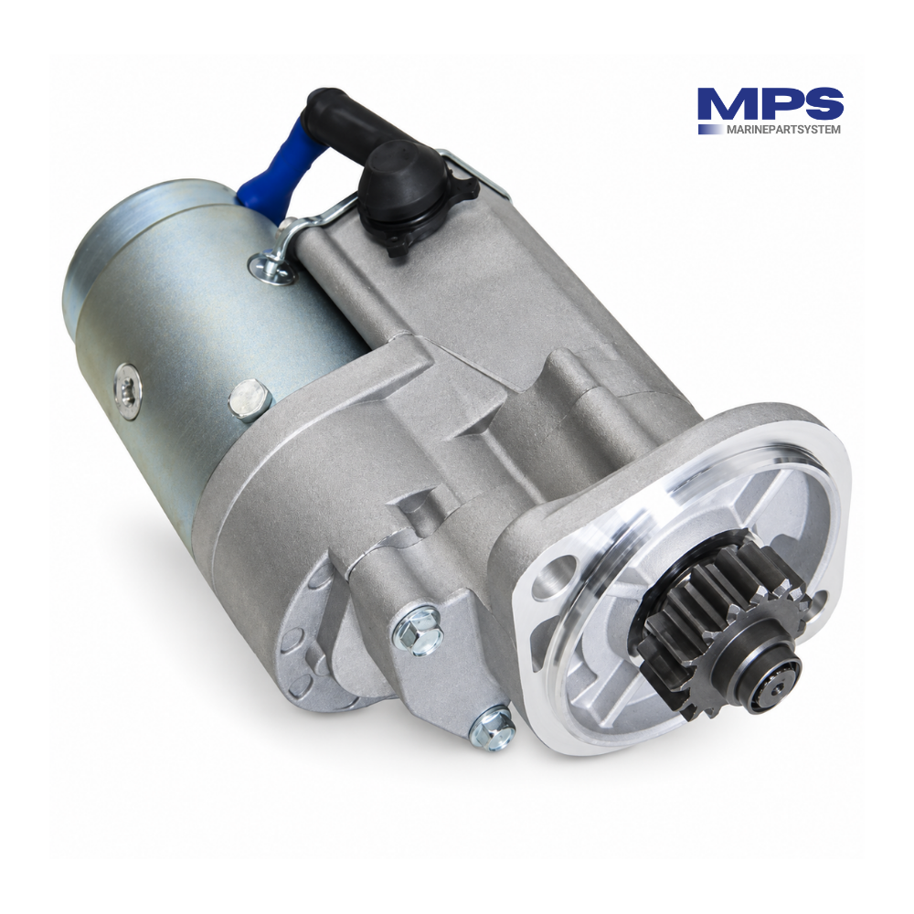 12-V-Anlasser für Yanmar-Motoren der Baureihen 3HM, 3JH und 4JH als Ersatz für die Teilenummer 124250-77012