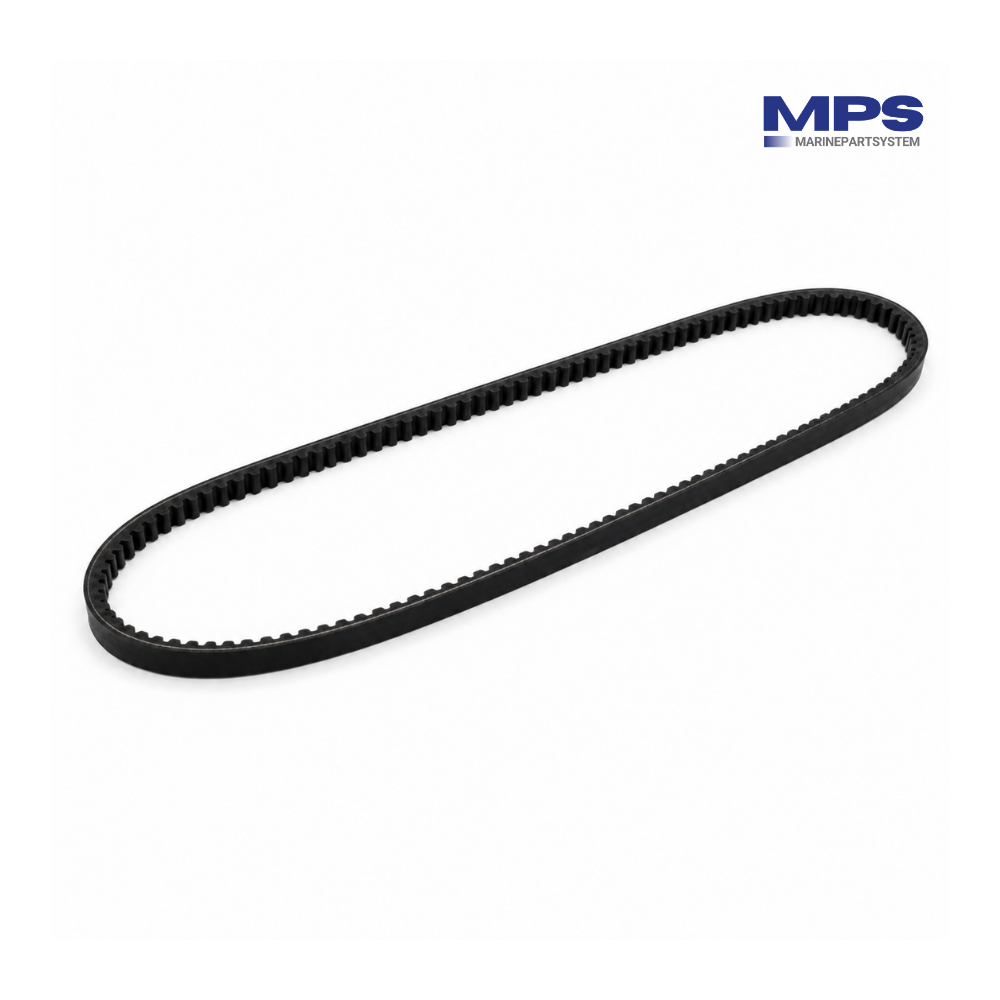 Aftermarket V-belt for Volvo Penta MD2010 and MD2020 engines, replacing 973534 and 966898