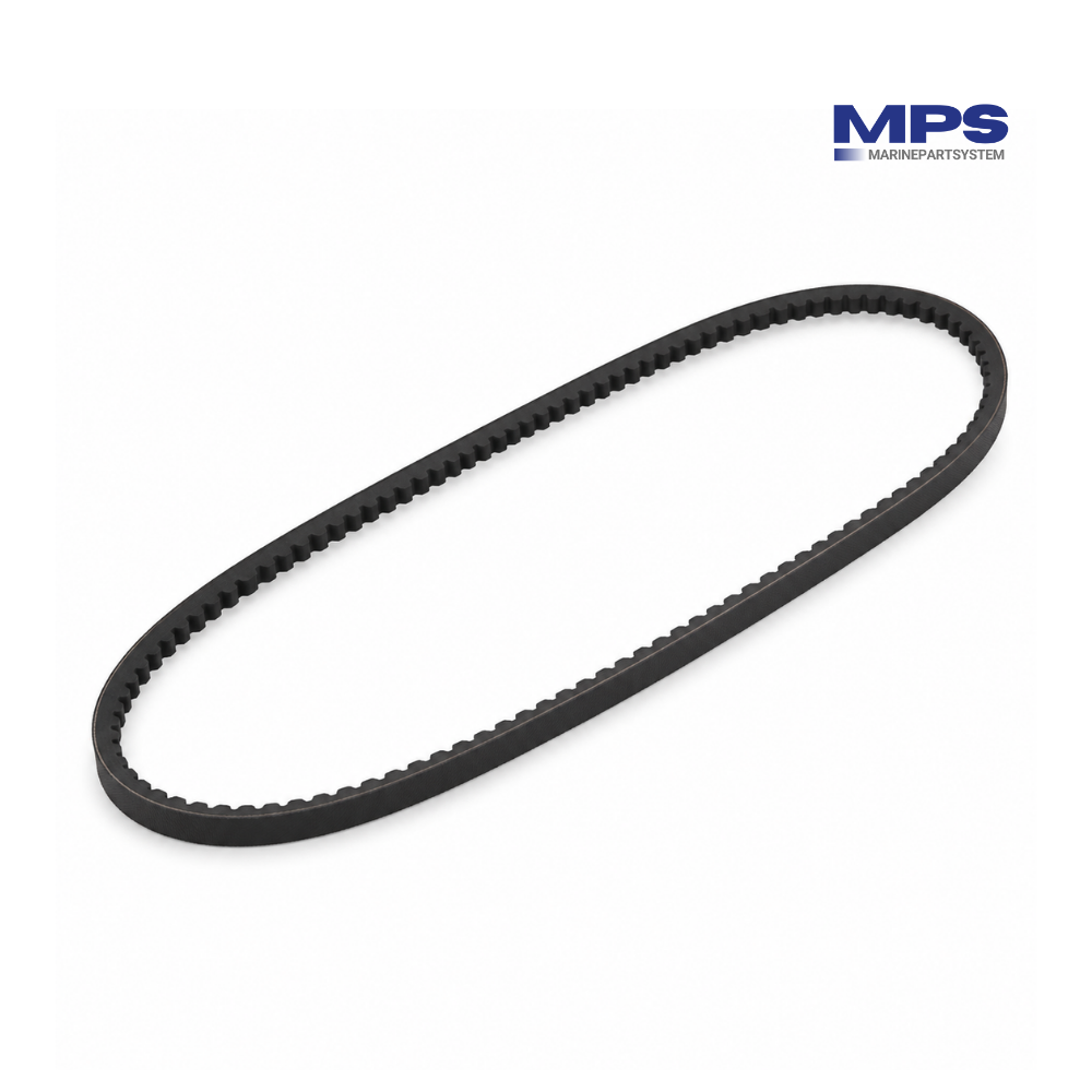 Aftermarket alternator V-belt for Volvo Penta KAD and KAMD engines, replacing 977542