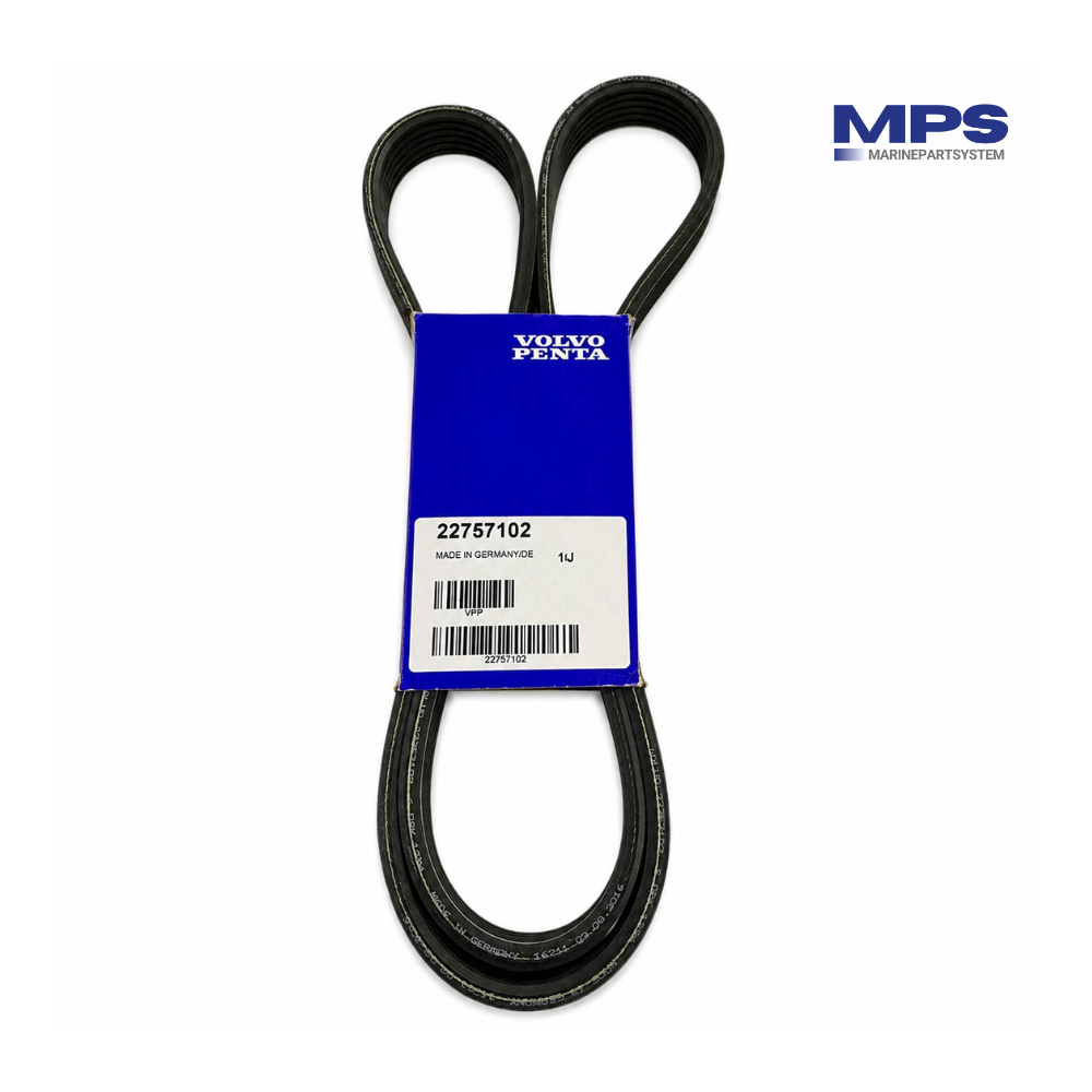 Volvo Penta D6 Multi-Rib Alternator Belt - 22757102