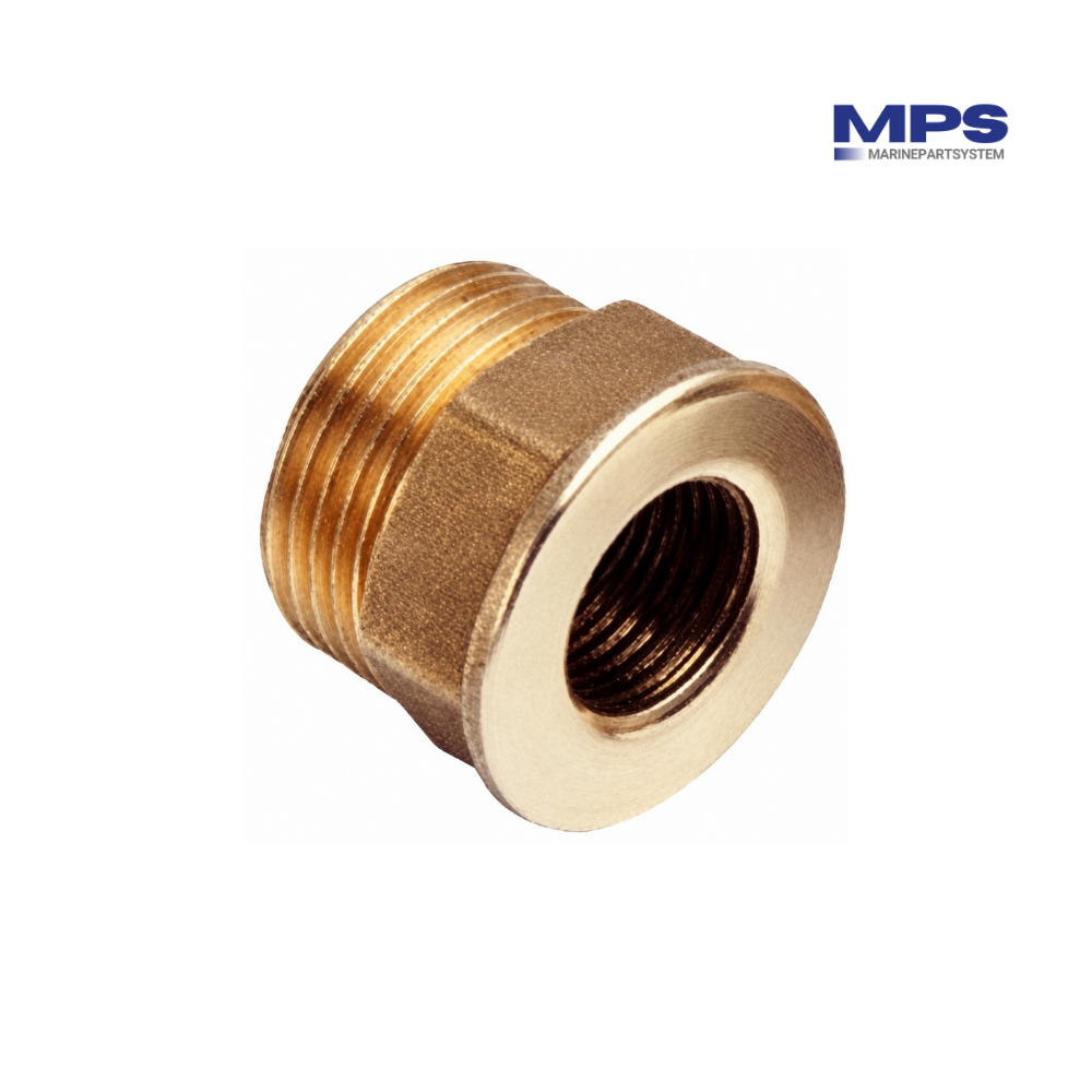 Brass Reducing Bush 1" Male x 3/4" Female - GS30192